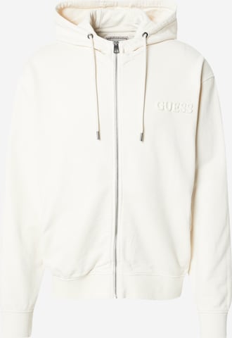 GUESSGornji dio trenirke 'DAVIS' - bijela boja: prednji dio