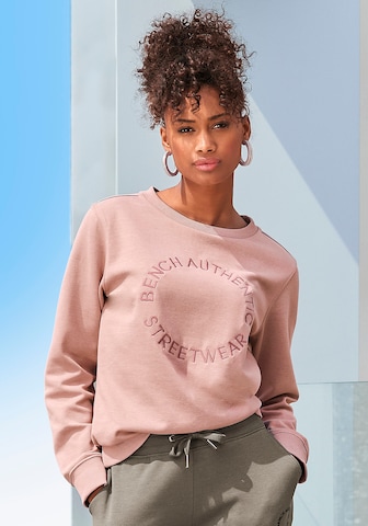 BENCH Sweatshirt in Pink: predná strana