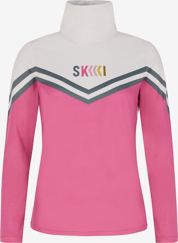 PROTEST Athletic Sweatshirt 'PRTMERCI' in Pink: front