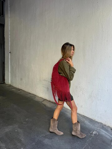 Borsa a spalla 'D Boho Bag' di MAS1 in rosso
