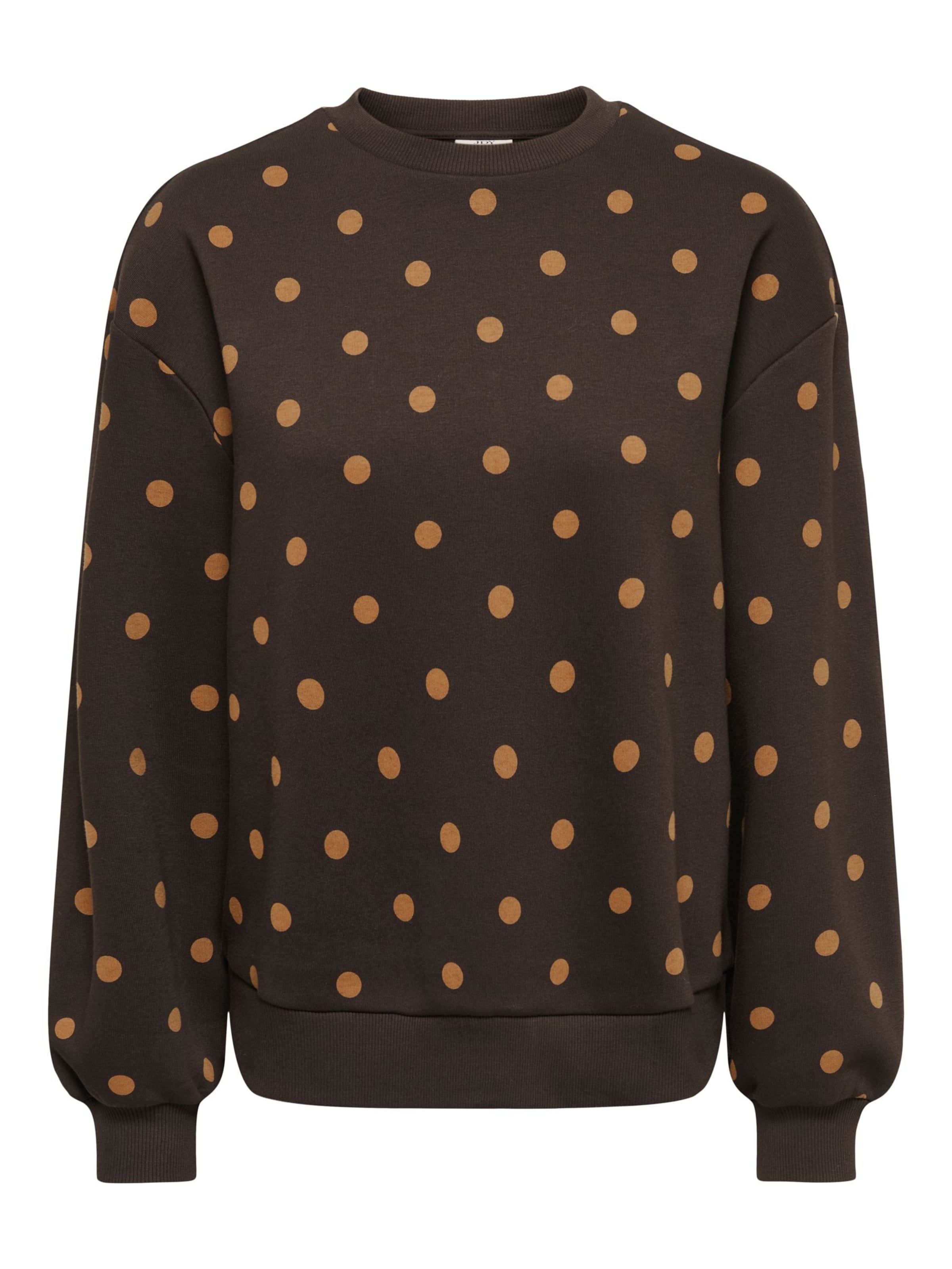 JDY Sweatshirt 'JDYTENA' i brun: forside