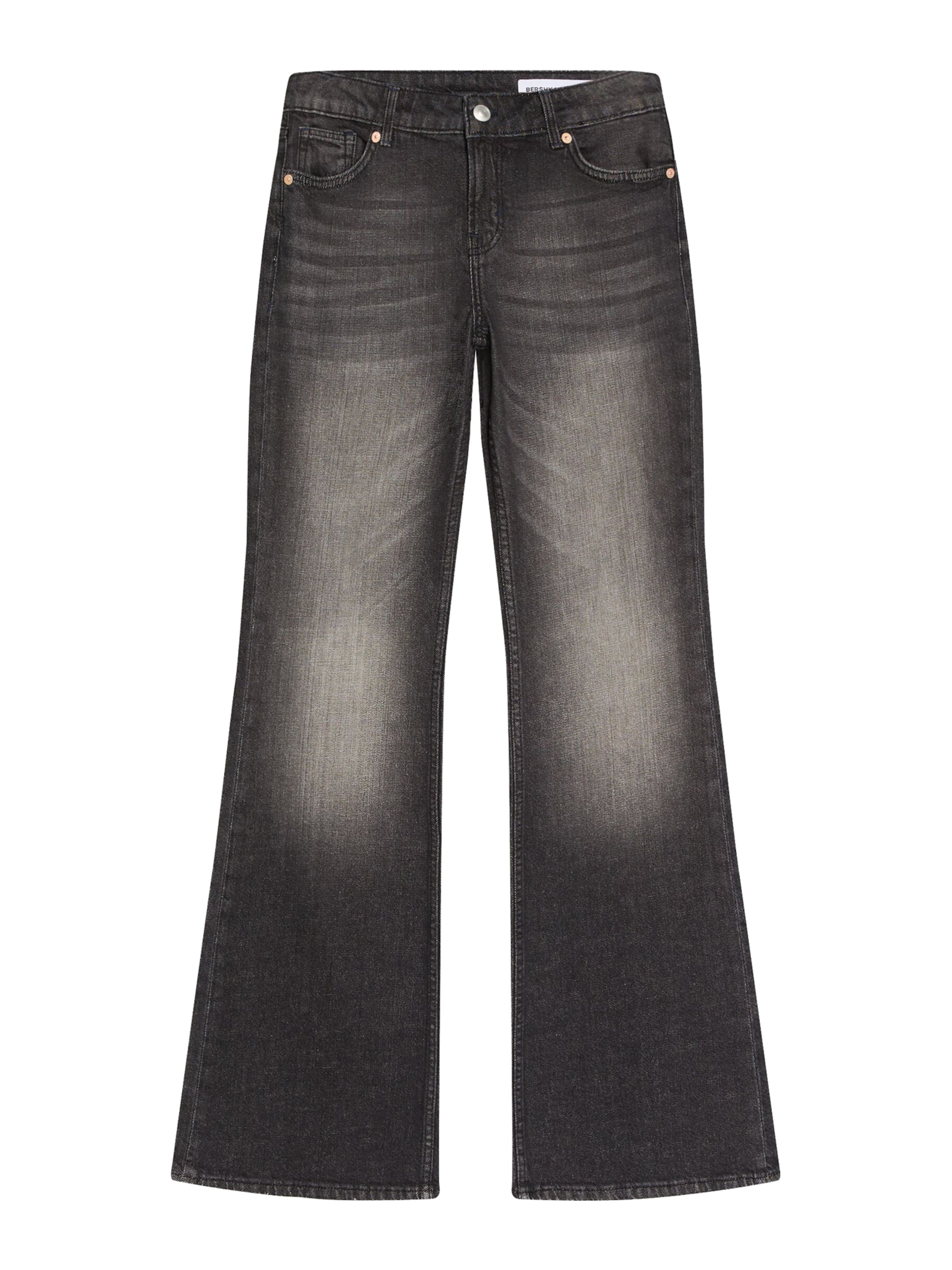 Bershka Bootcut Farmer - szürke: elől