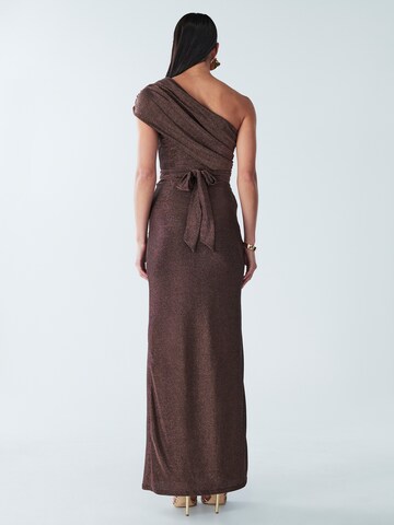 BWLDR Kleid 'MELIZA' in Braun: Rückseite