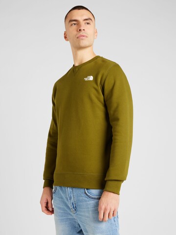 THE NORTH FACE Sweatshirt 'SIMPLE DOME' in Grün: predná strana