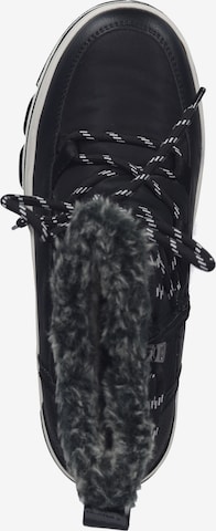 TOM TAILOR Škornji za v sneg | črna barva
