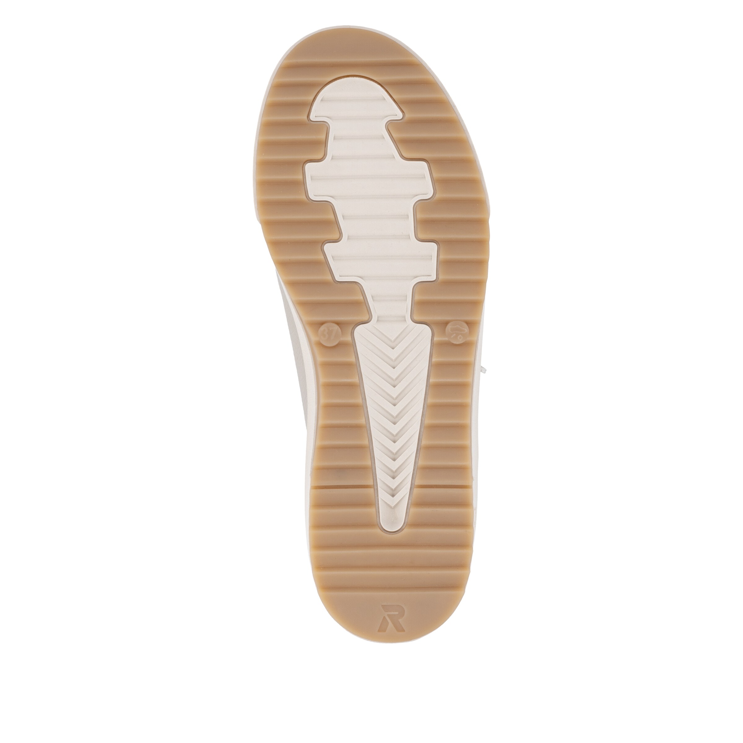 Rieker - Sapatilhas altas em bege