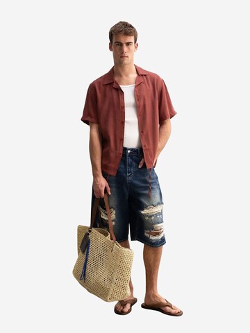 Giesto - Regular Fit Camisa em vermelho