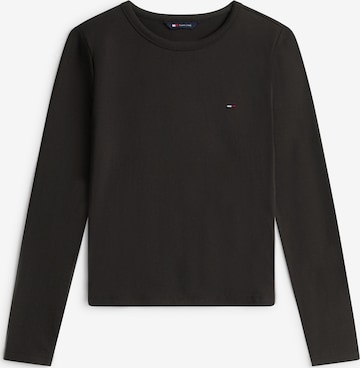 Tricou de la Tommy Jeans pe negru: față