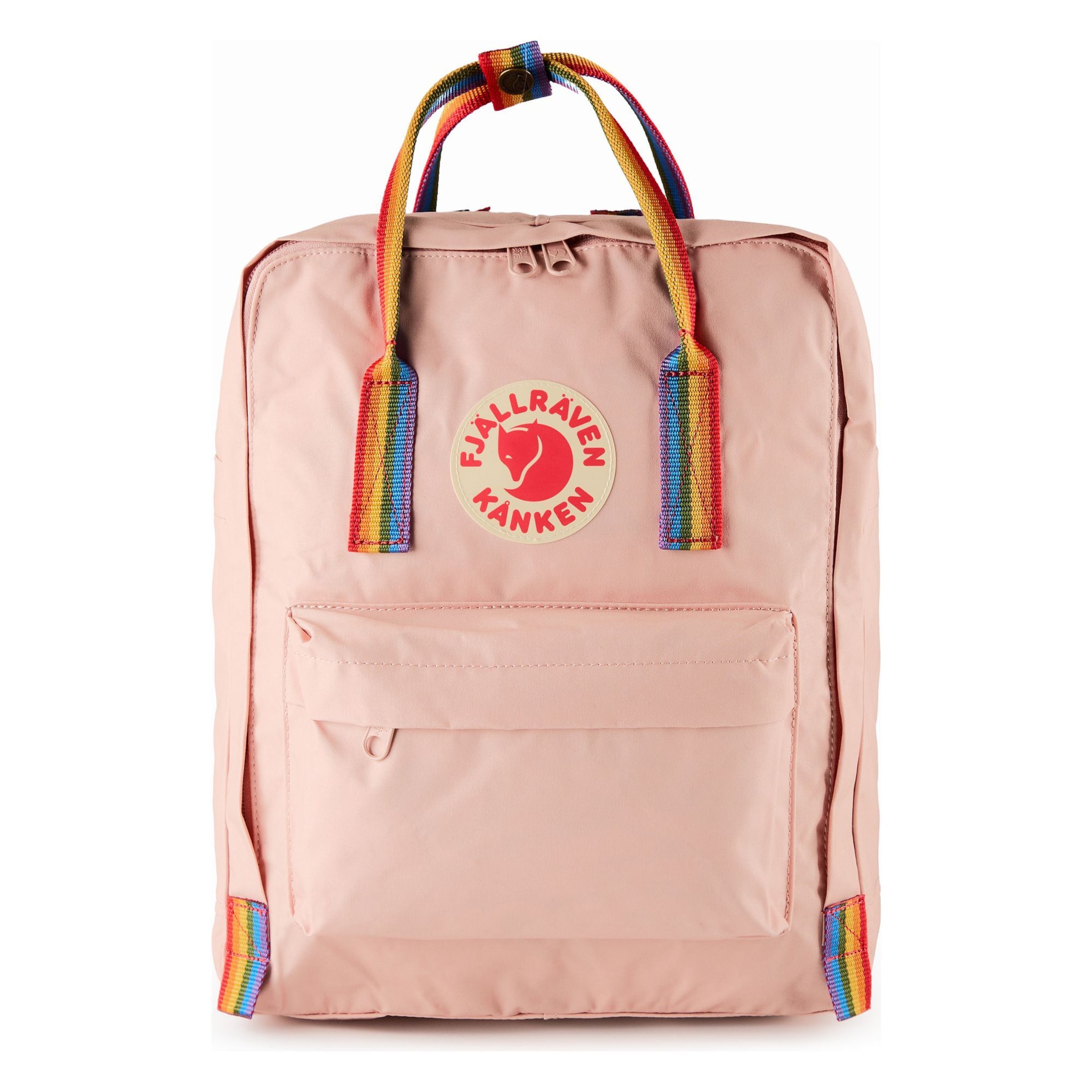 Fjällräven Sports backpack 'Kanken Rainbow' in Pink: front