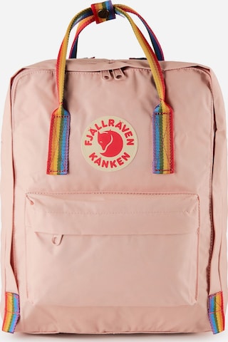 Fjällräven Sports backpack 'Kanken Rainbow' in Pink: front