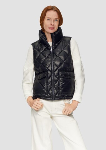 Gilet s.Oliver en noir : devant