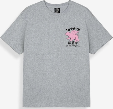 Grimey Koszulka 'Camiseta grimey' w kolorze szary: przód