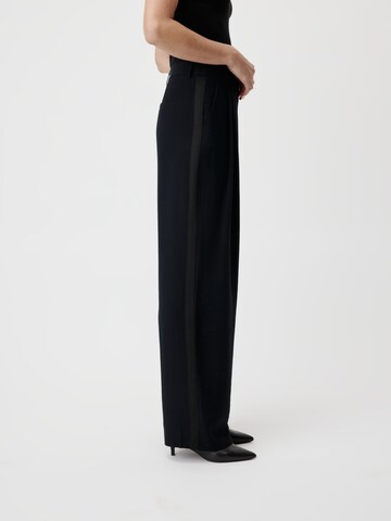 LeGer by Lena Gercke Loose fit Pleat-front trousers 'Cassidy' in Black