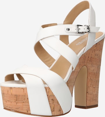 MICHAEL Michael Kors Remsandal 'SUKI' i vit: framsida