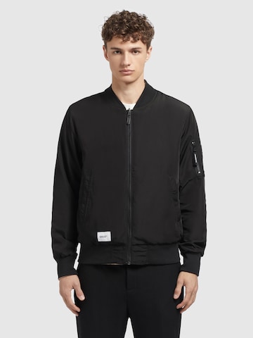 khujo Prehodna jakna 'Velo' | črna barva: sprednja stran