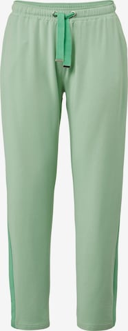 Janet & Joyce Tapered Broek in Groen: voorkant