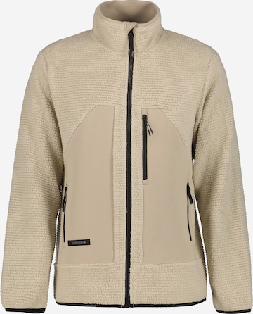 ICEPEAK Fleece Jacket in Beige: front