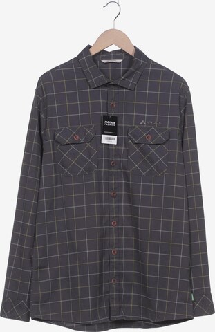 VAUDE Button Up Shirt in XXL in Grey: front