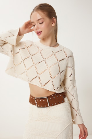 Pullover di Happiness İstanbul in beige