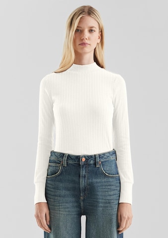 QS Shirt in Beige: voorkant