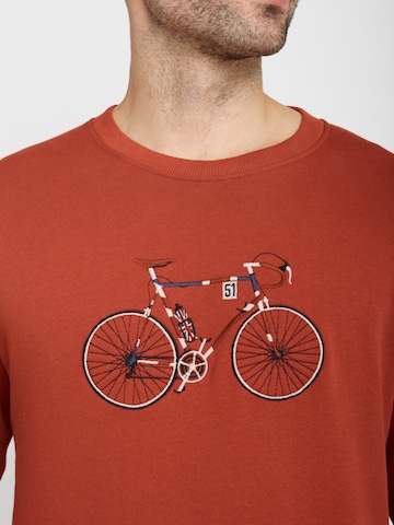 GREENBOMB Sweatshirt 'Bike Jack Simple' in Oranje