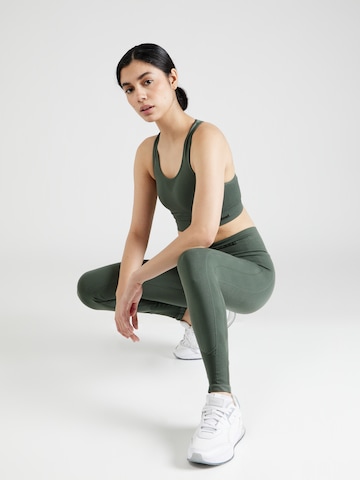 Hummel Skinny Workout Pants 'Tif' in Green