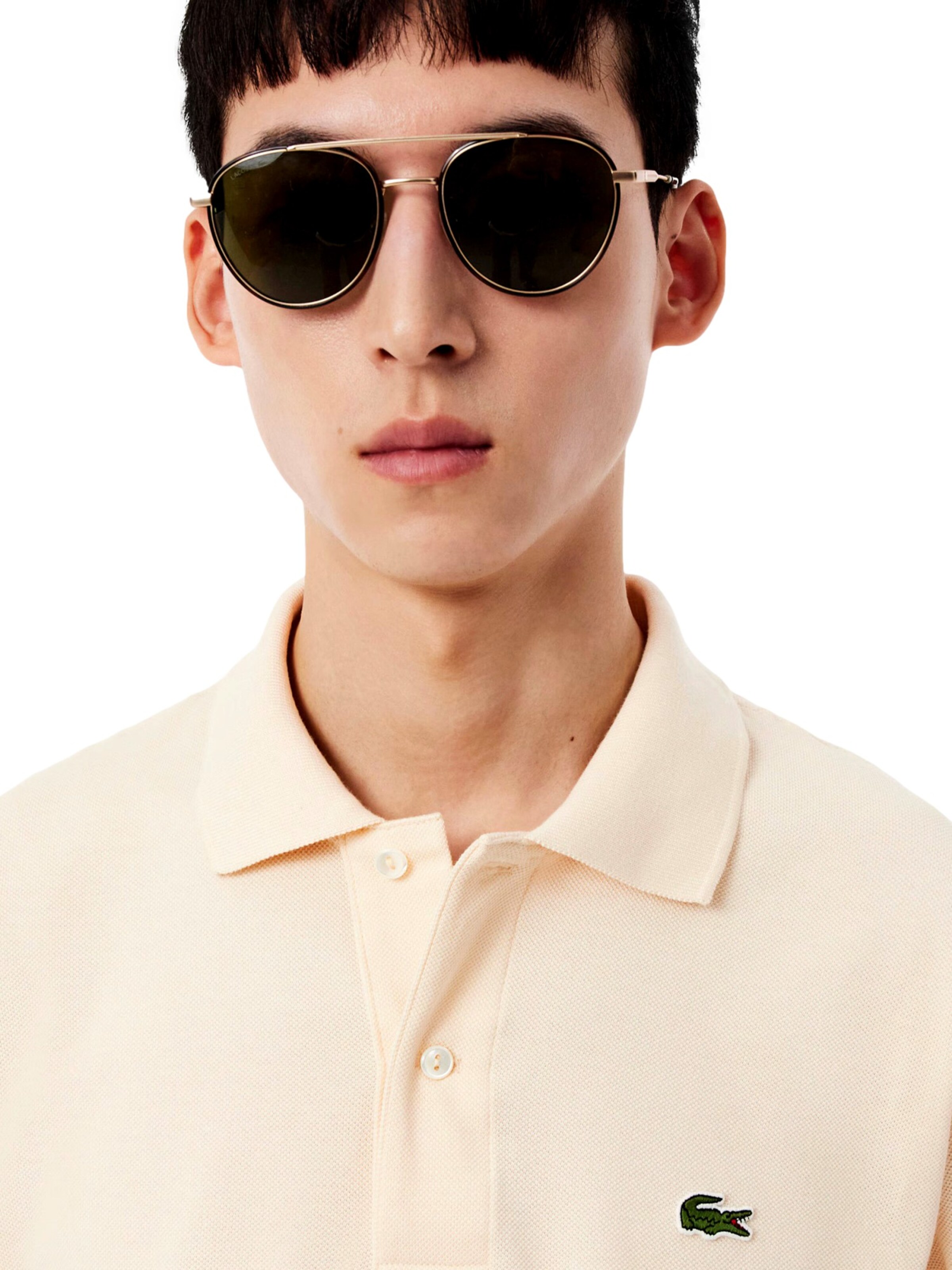 LACOSTE Regular fit Shirt in Beige