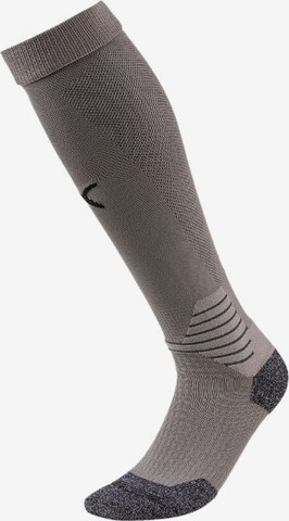 PUMA Soccer Socks in Grey: front