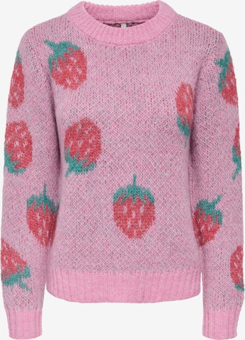 ONLYPulover 'ONLEVA' - roza boja: prednji dio