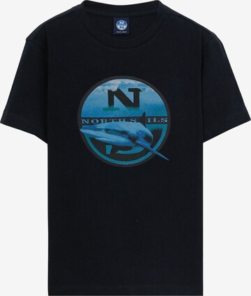 North Sails T-Shirt in Schwarz: predná strana