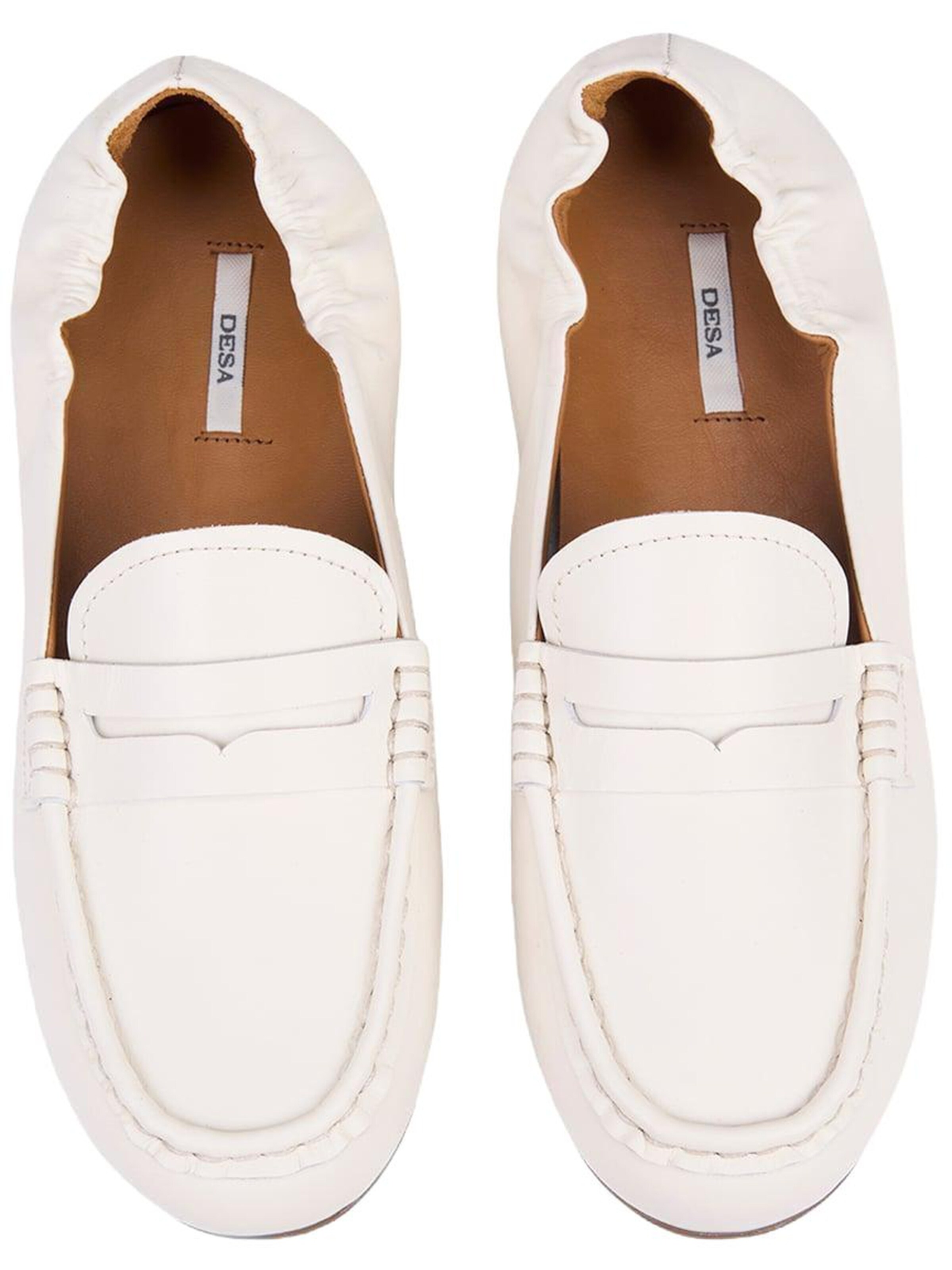 Desa Moccasins in White