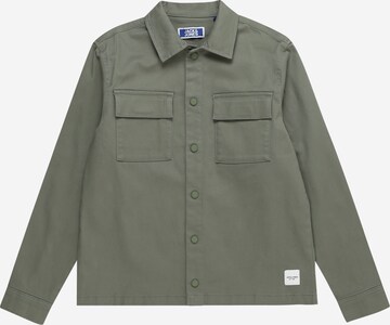 Chemise 'EON' Jack & Jones Junior en vert : devant