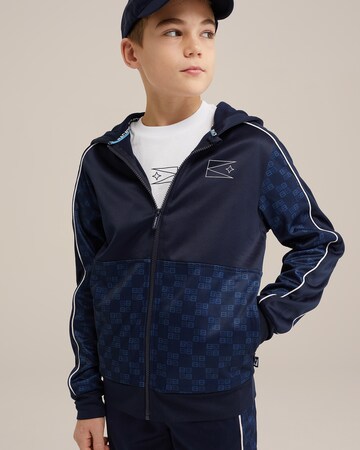 Giacca di felpa di WE Fashion in blu: frontale