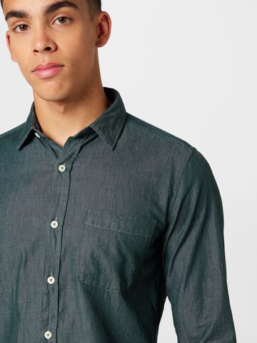 s.Oliver Regular fit Button Up Shirt in Green