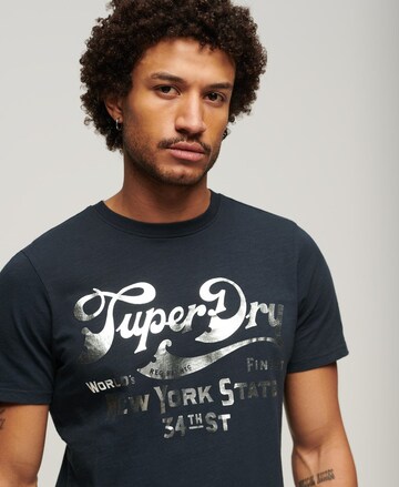 Superdry Shirt in Blauw