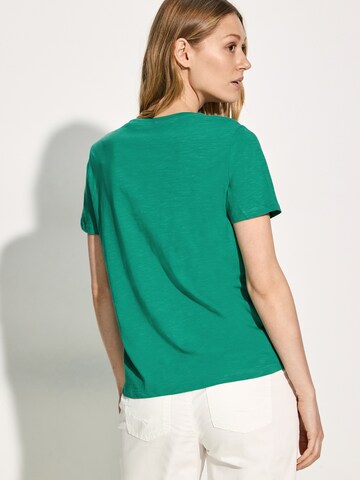 CECIL T-Shirt 'Follow' in Grün