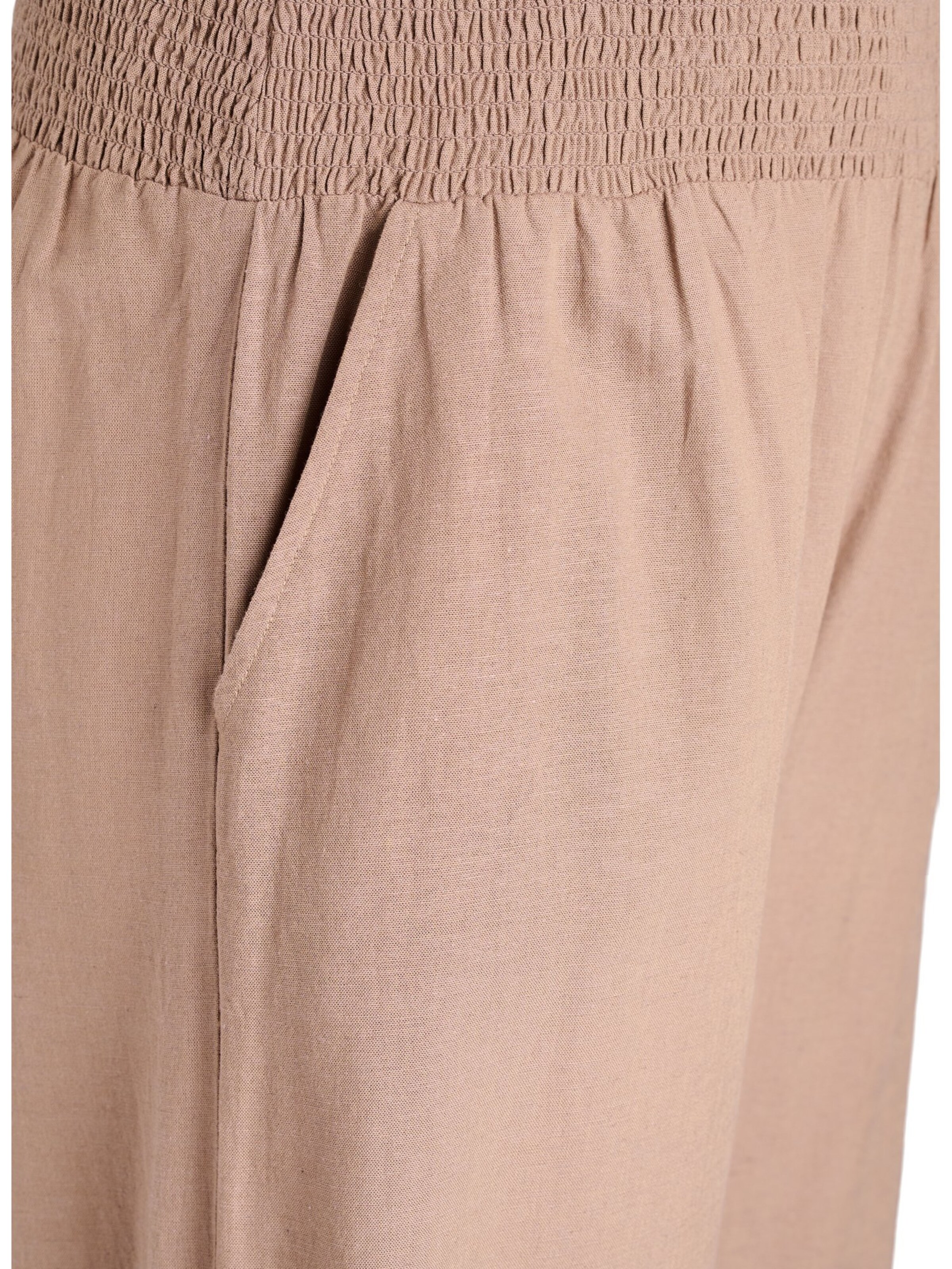 Zizzi Normální Kalhoty 'VEllie' – hnědá