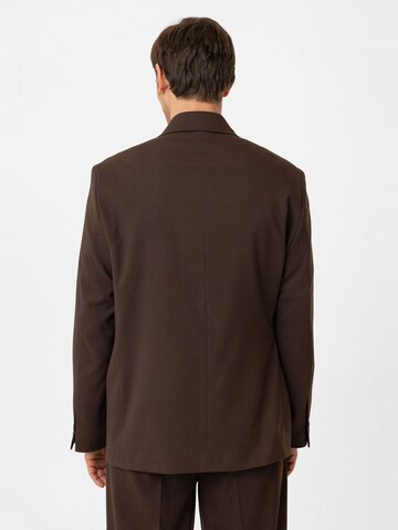 Coupe regular Veste de costume 'Jost' Antioch en marron