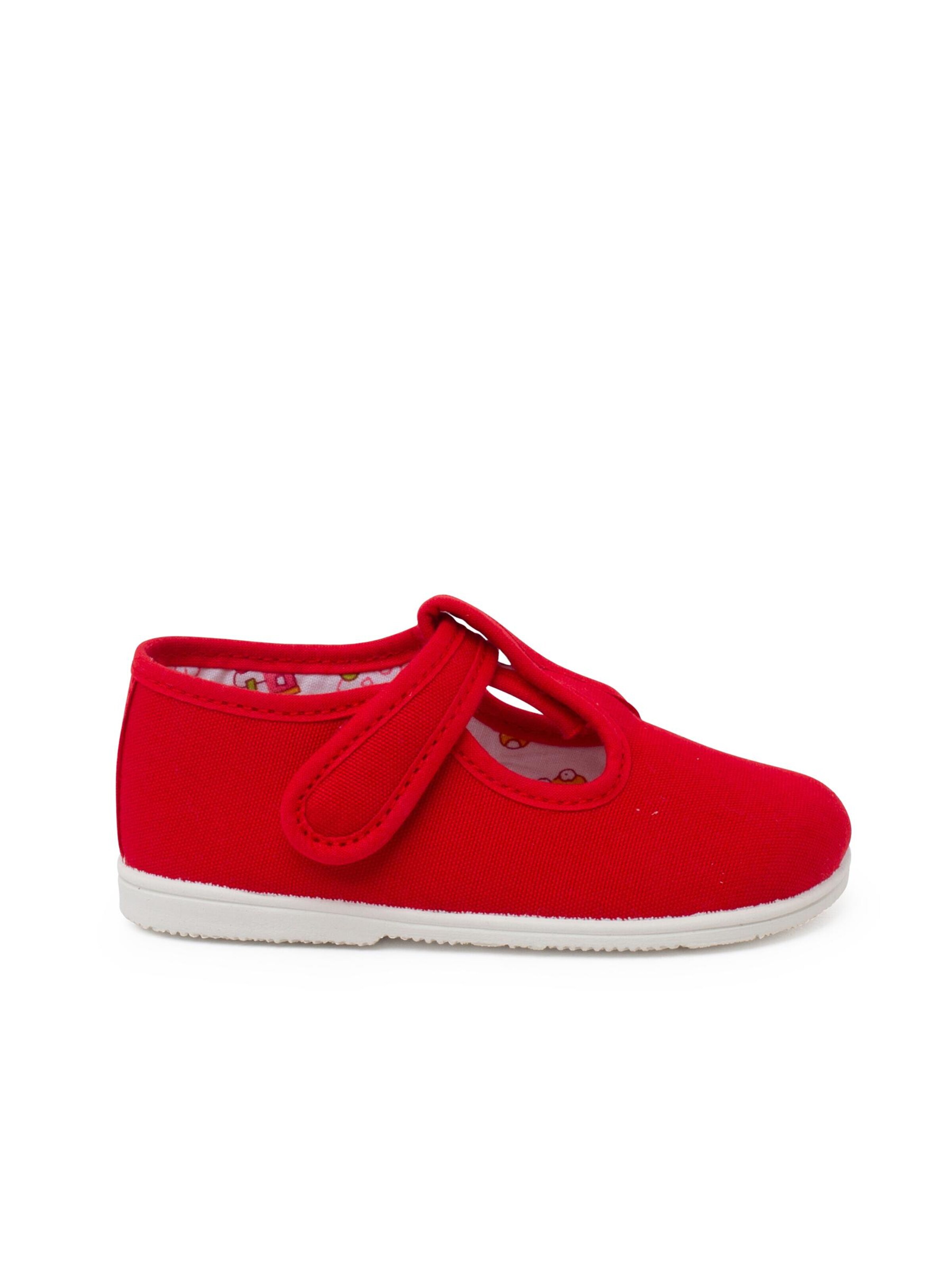 Pisamonas - Sapato de primeiros passos em vermelho