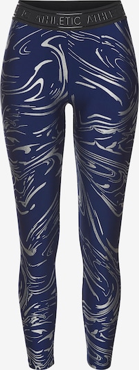 LASCANA ACTIVE Sportovní kalhoty - námořnická modř / černá / stříbrná, Produkt