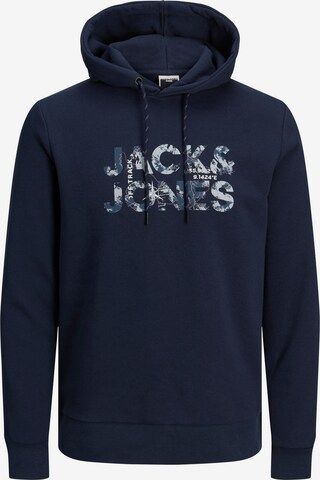 JACK & JONES Sweatshirt 'TECH' in Blauw: voorkant