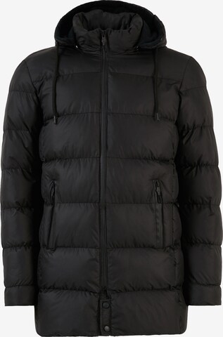 Buratti Winter Coat in Black: front