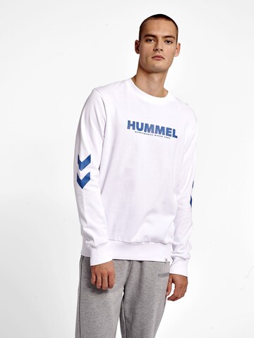 Sweat-shirt 'LEGACY' Hummel en blanc : devant