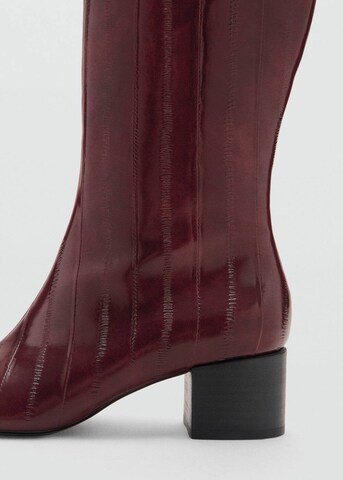 MANGO Ankle Boots 'Mimi' in Red