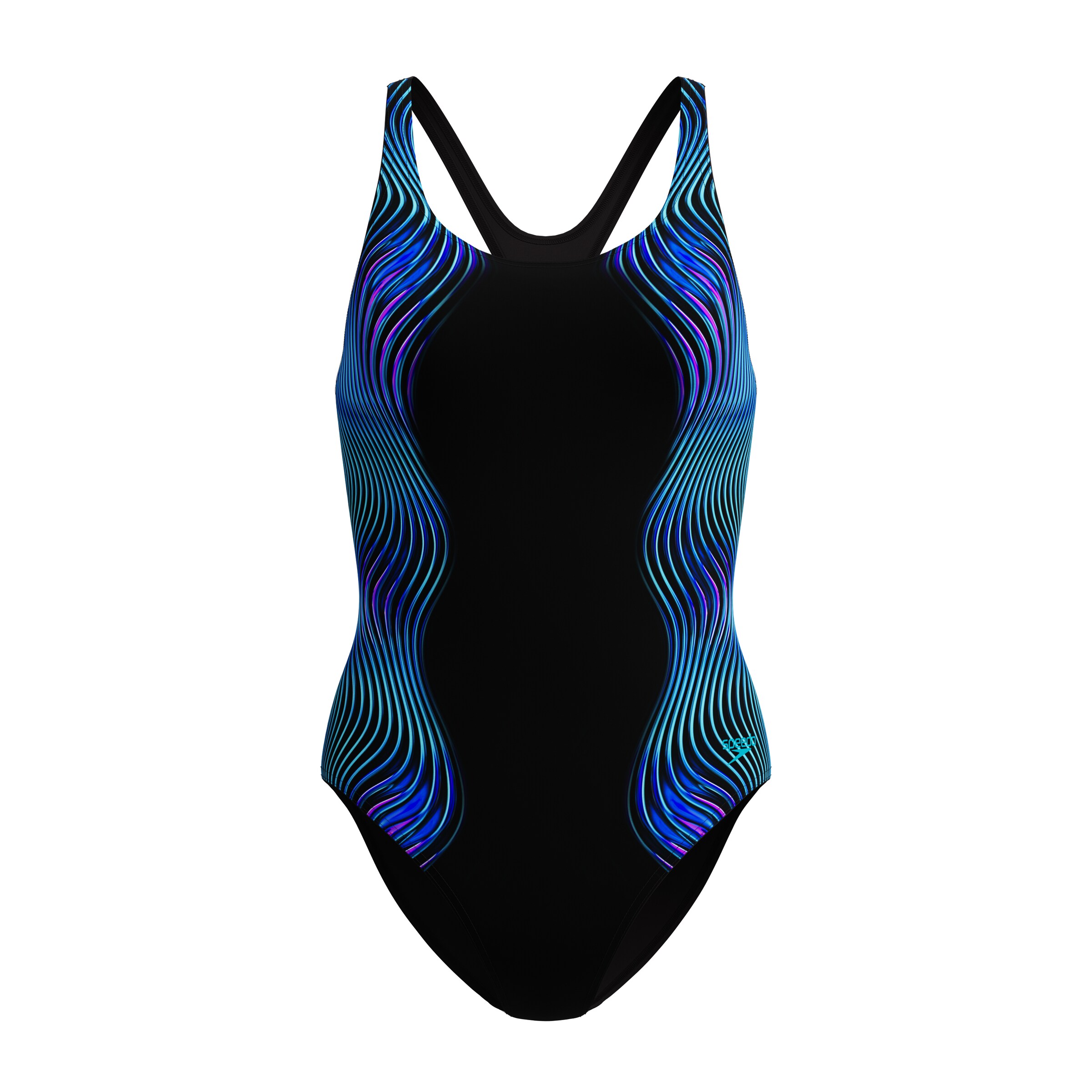 SPEEDO Sportbadeanzug in Schwarz: Vorderseite