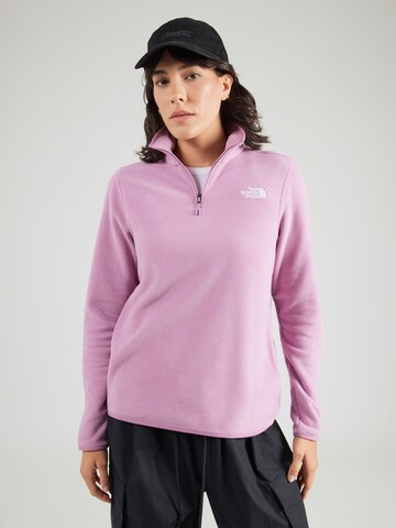 THE NORTH FACE Spordipullover 'GLACIER', värv lilla: eest vaates