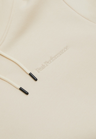 PEAK PERFORMANCE Sweatshirt in Beige