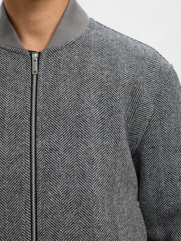 SELECTED - Chaqueta de entretiempo en gris