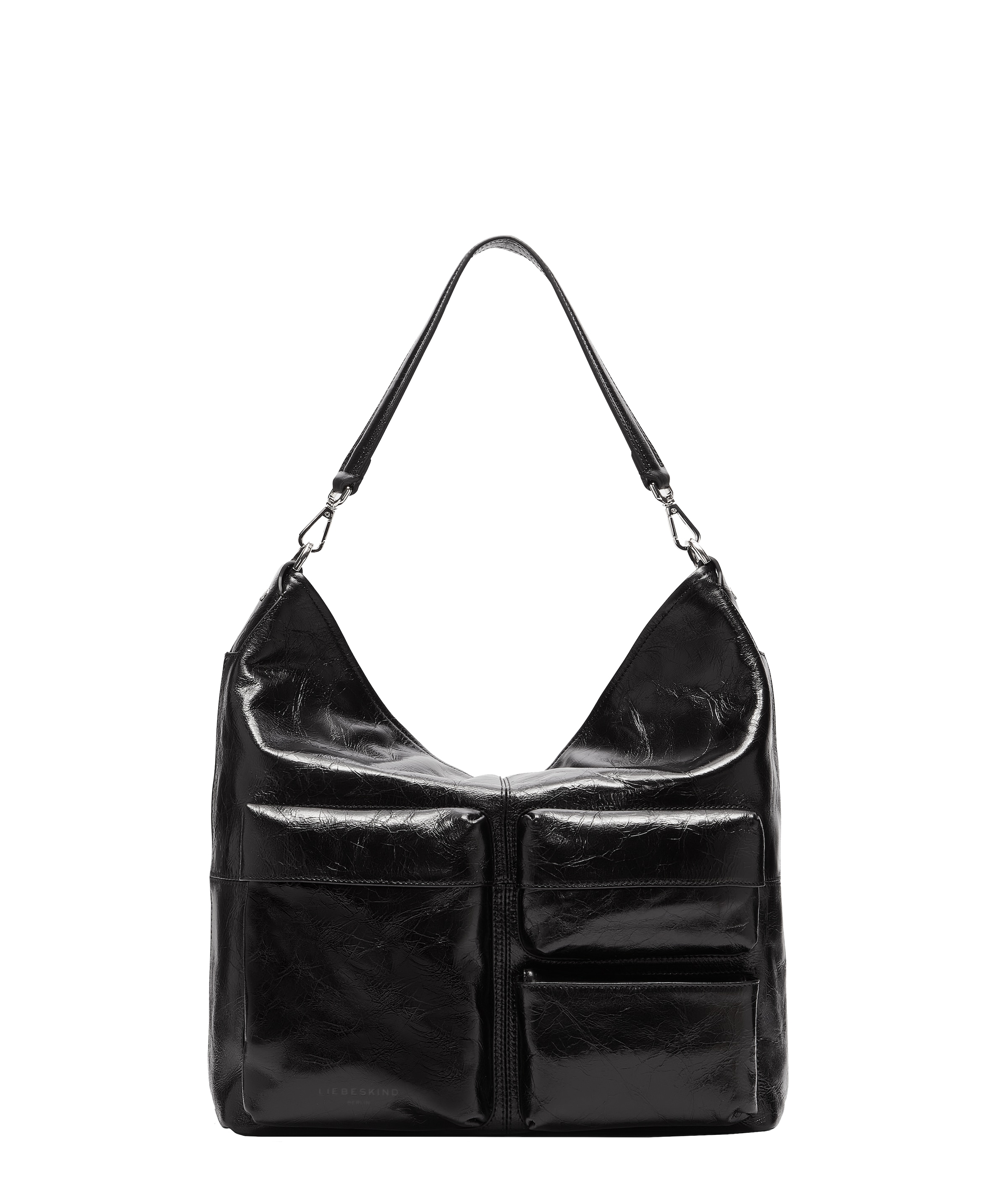 Liebeskind Berlin Shoulder Bag in Black: front