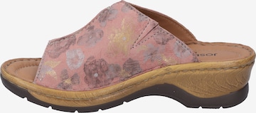 JOSEF SEIBEL Clogs 'Catalonia 58' in Pink: Vorderseite